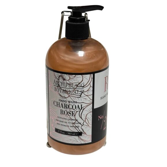 Hand Wash - Charcoal Rose by Archipelago Botanicals for Unisex - 17 oz Hand Wash - Picture 1 of 5